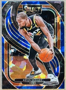 2024-25 Panini Select Kevin Durant Cracked Blue Ice Prizm #127 NM+ PREMIER LEVEL - Bild 1 von 2