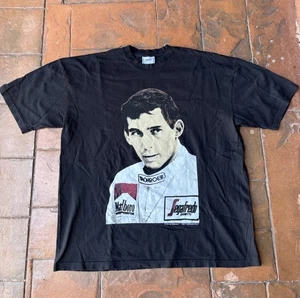 T-shirt graphique Garage Welt Ayrton Senna F1 Formule 1 Racing 2XL style vintage - Photo 1/5
