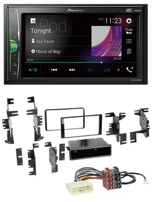 Pioneer 2DIN MP3 DAB USB Bluetooth Autoradio für Nissan Versa ab 07 Xterra ab 13 - Bild 1 von 4