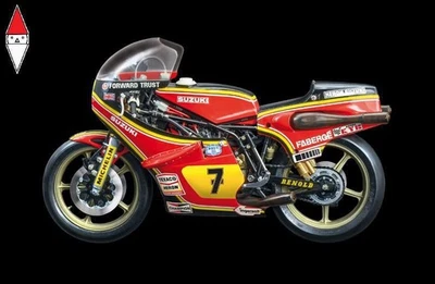ITALERI 1/9 SUZUKI RG 500 XR27 1978 TEAM HERON BARRY SHEENE - Immagine 1 di 4
