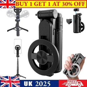 Mini Magnetic Portable Telescopic Phone Stand Selfie Stick New - Picture 1 of 11