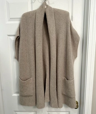 Peruvian Connection Royal Alpaca Mujer’s Talla Suéter Chaleco Largo Abierto XL Foto 1 de 4