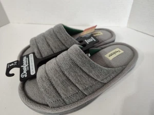 New Dearfoams Slippers -Gray - Men's Size Small 7-8 - Picture 1 of 4