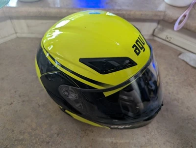 Шлем гоночный Agv Numo evo Stnigeria желтый редкий XL как новый б/у дважды  - Изображение 1 из 4