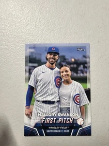 2024 Topps #FP-3 Mallory Swanson First Pitch NM Free Shipping - Picture 1 of 2