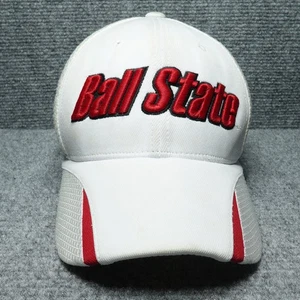 Gorra ajustada Ball State Cardinals para hombre blanca talla única NCAA béisbol universidad - Imagen 1 de 8