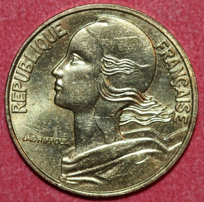 France  1994  5 Centimes,  Liberty -   Foreign Coin 17mm - Image 1 of 2