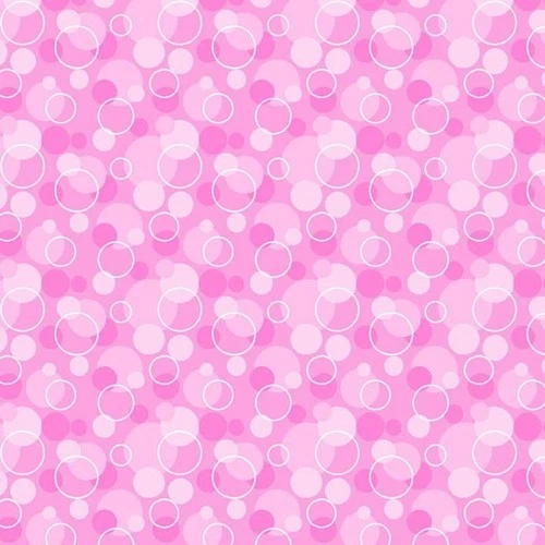 Tela de franela rosa burbujas Foto 1 de 1