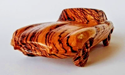 1:15 E-Type FHC Series 1 Wood Car Rare Model Scale Replica Others on Request - Image 1 of 4