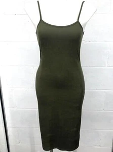 L.A. Herzen Spaghettiträger Kleid grün Micro Wildleder Damen Größe S Made in USA - Bild 1 von 7