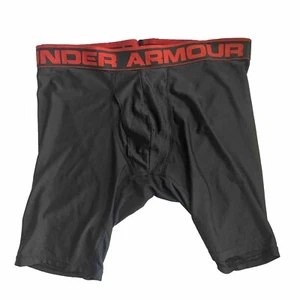 Under Armour Boxer Briefs Compression Shorts Black Red Men’s Size Medium - Picture 1 of 9