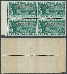 1948 TRIESTE A BASSANO QUARTINA GOMMA BICOLORE MNH - QTR2 - Imagen 1 de 1