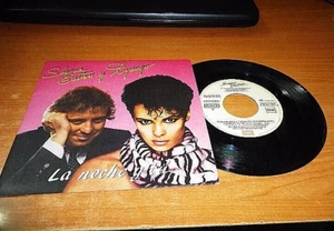 SHEENA EASTON & DYANGO La noche y tu SUNG IN SPANISH 7" SPAIN PROMO SINGLE VINYL - Picture 1 of 2