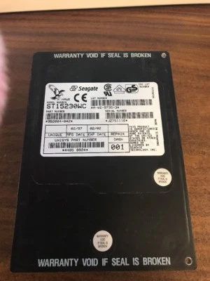 Seagate HAWk ST15230WC 9B2004-042 4.2GB  3.5"  80 Pin SCSI  HDD - Image 1 of 4