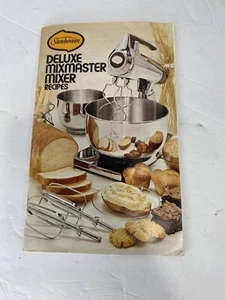 Vintage Sunbeam Deluxe MixMaster Mixer Recipe Book 1970s-80s - Picture 1 of 3
