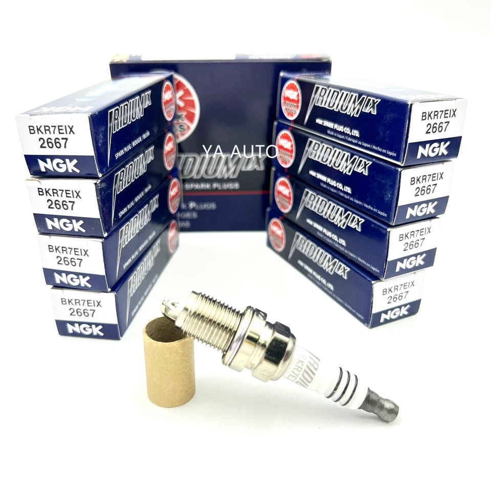 8pcs NGK Iridium IX Spark Plugs BKR7EIX 2667 For AUDI A3 A4 A5 A6 VOLKSWAGEN Foto 1 de 1