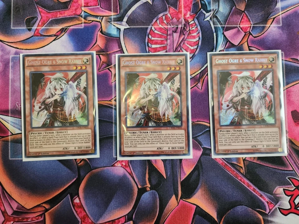 3x Ghost Ogre & Snow Rabbit CROS-EN033 1st Edition NM - Image 1 of 1