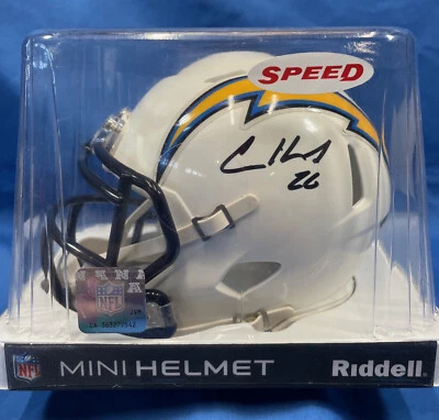 San Diego Chargers MINI Helmet 2016 Autographed by Casey Hayward - Image 1 of 4