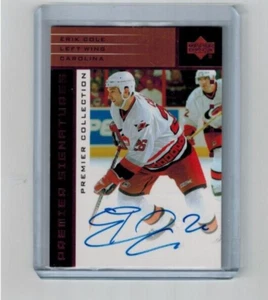 2002-03 UD Premier Collection Signatures Bronze #SEC Erik Cole Auto - Picture 1 of 4