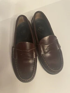 Sperry Top-Sider Newport Size 12.5M BKids Leather Loafers - Picture 1 of 5