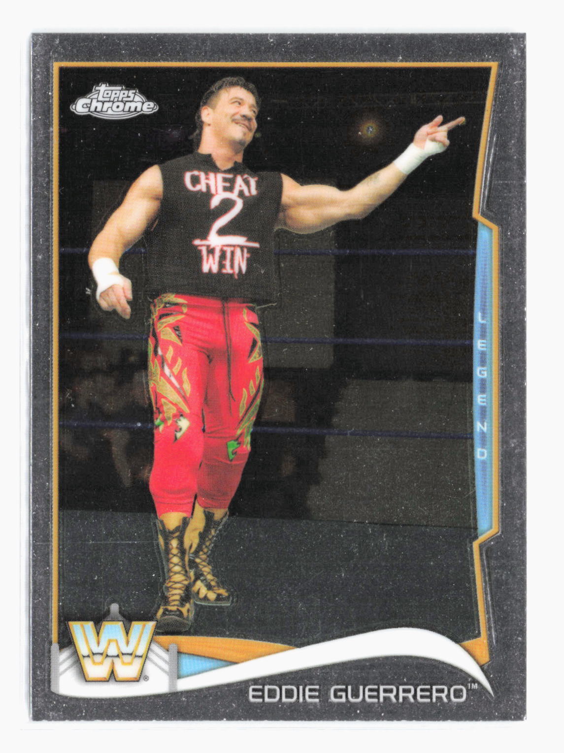 2014 Topps Chrome WWE Eddie Guerrero 100 Pro Wrestling Card