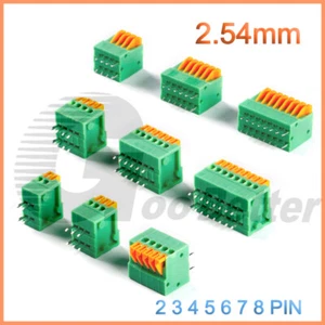 Printklemmen Schraubklemmen Feder Anschlussklemmen Leiterplattenklemme RM 2,54mm - Bild 1 von 21