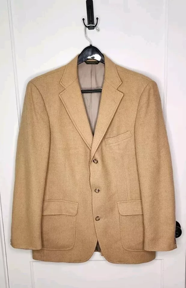 Vintage Orvis Jacket Mens 42L Sport Coat Blazer Camel Wool Made USA Tan - Image 1 of 4