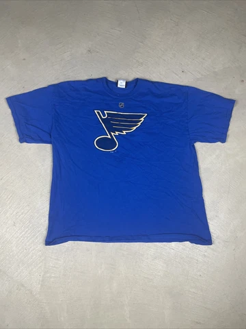 Retro Reebok St. Louis Blues Shirt Jersey Blue NHL Hockey Men's Size 2XL XXL Cover