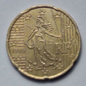 France, 20 Euro Cent, 1999, (Collectible Coin)!!