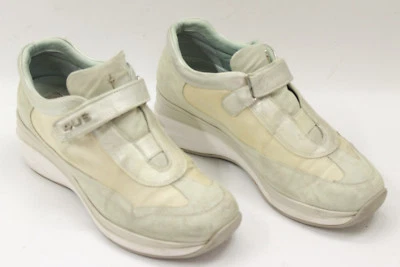 Zapatos mujer CESARE PACIOTTI talla 8.5 Europa 39 gris gamuza beige cuero S7228 Foto 1 de 4