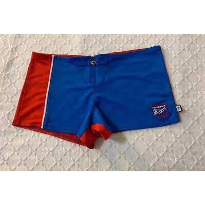Pantalones cortos de natación de colección Brooklyn Dodgers Coopertown 1955 Campeonato Mundial, talla grande Foto 1 de 4