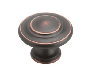 AMEROCK BP1586-ORB 1-3/8" Oil Rubbed Bronze Cabinet Knob 10 Pack 026634149656 - Picture 1 of 5