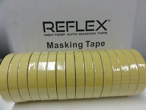 REFLEX PAPER AUTOMOTIVE MASKING TAPE 3/4 INCH 48 ROLLS like AMERICAN PG 27 - Picture 1 of 4