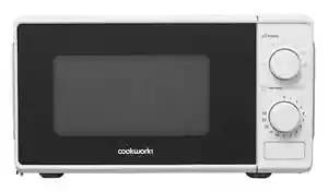 Cookworks 700 W manuelle Mikrowelle - weiß - Bild 1 von 8