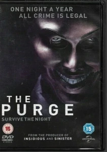 The Purge + The Purge: Anarchy - DVD x 2 Films - UK FREEPOST - Foto 1 di 2