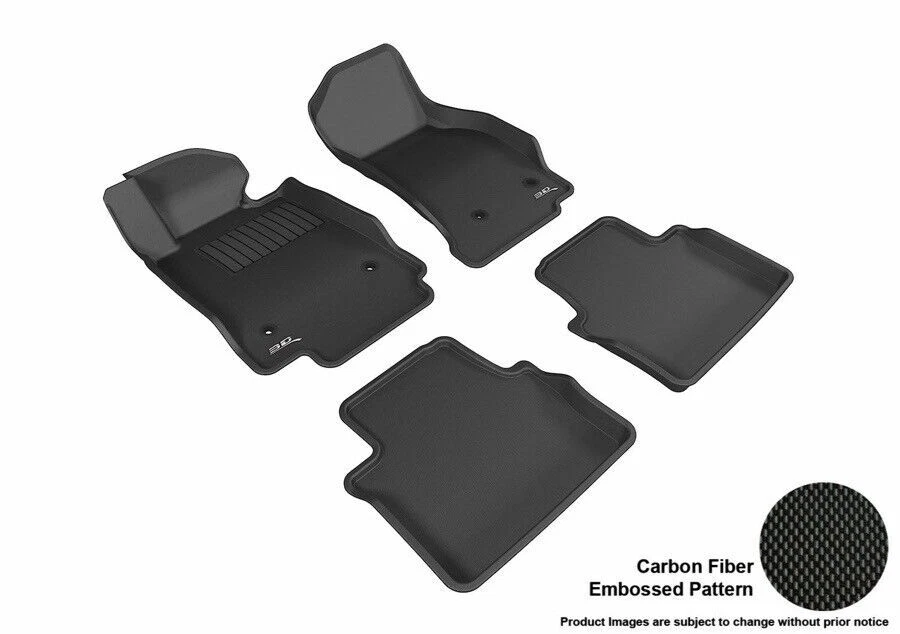 Juego de 4 piezas 3D MAXpider negro primera y segunda fila para Cadillac CTS Foto 1 de 4