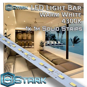 1M 3.3FT Warm White 72 LED 5630SMD Strip Light Aluminum Case Display Cabinet x1 - Picture 1 of 10