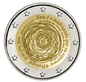 Moneda 2€ Portugal 2024 Revolución del 25 de abril SC/UNC. - Imagen 1 de 1