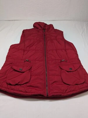 Colebrook Classics Mujer XL Rojo Chaleco Hinchado Exterior Cremallera  Foto 1 de 4