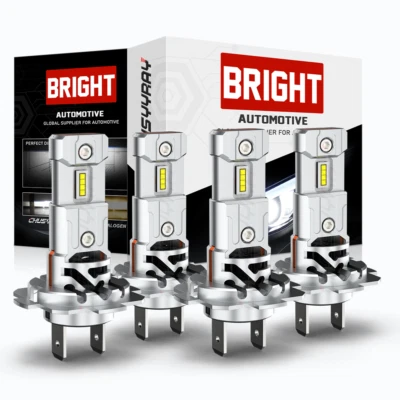 For Chrysler Pacifica 2004-06 - 4x Combo H7 LED Headlight High Low Beam Bulb - Image 1 of 4