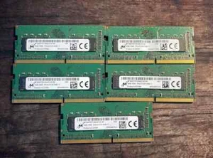 Micron MTA8ATF51264HZ 4GB PC4-2133P (LOT OF 5) Laptop Memory Ram 1Rx8 (5x4GB)  - Picture 1 of 4