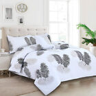 Reversible Duvet Quilt Cover Bedding Set with Pillowcase Single Double King Size