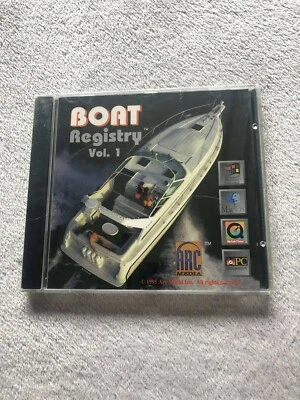Boat Registry Vol. 1 (CD-ROM, PC/Mac) Manufacturers Videos, Pictures & More 1995 - Image 1 of 3