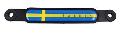 Sweden Swedish Flag Emblem Screw On Car License plate Decal  badge — 第 1/4 张图片