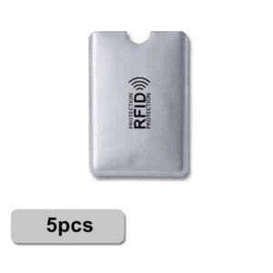 5 Bankkartenschutz Blau Anti-Piraterie/RFID Datensicherheit Privatsphäre - Bild 1 von 6