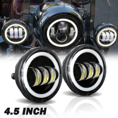 Par de luces LED de paso de 4-1/2 4,5" para Yamaha V-Star XVS 650 950 1100 1300 Foto 1 de 4