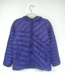 Columbia Girl's Powder Lite Hooded Jacket Size XL (18) Violet Puffer Coat SG5494 - Picture 1 of 9