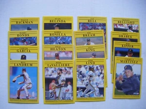 FLEER 1991 PITTSBURGH PIRATES Team Set - Picture 1 of 2