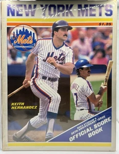 1990 NY Mets Mag Shea Stadium's 25th Ann. Issue Official Scorebook-K. Hernandez - Picture 1 of 1