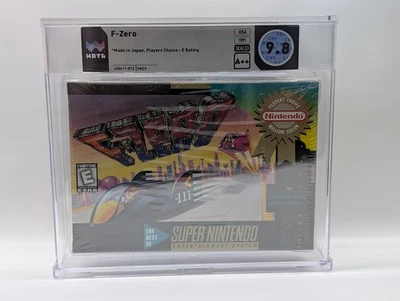 WATA 9.8 Graded F-Zero (Super Nintendo, 1991) New - Image 1 of 4